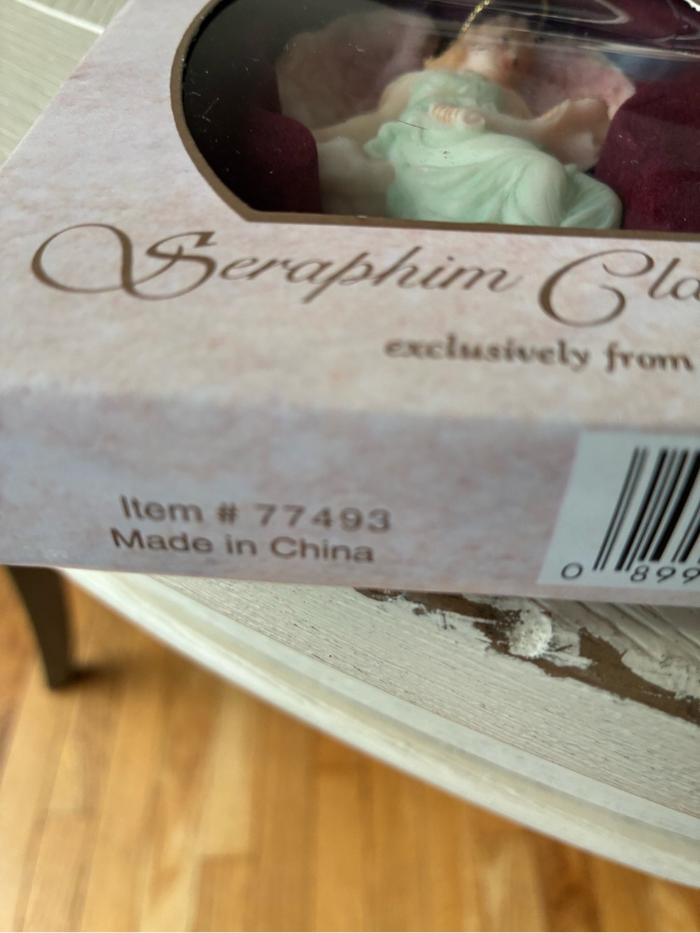 Seraphim Classics Angel Figurine in‎ Mint Green and Pink. Cottagecore decor - Picture 4 of 8